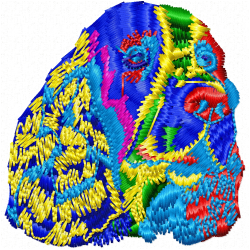 Dogs Embroidery Design 2